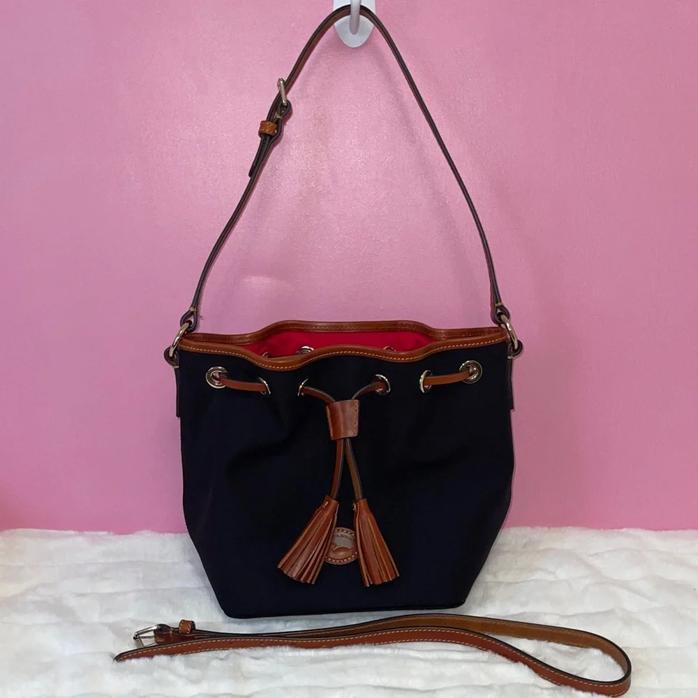 Dooney & Bourke nylon drawstring bucket bag